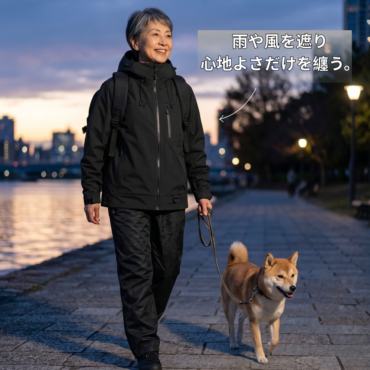 全天候型 撥水マウンテンパーカー｜男女兼用