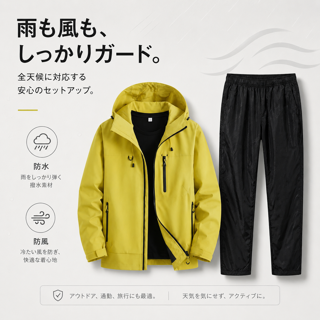 全天候型 撥水マウンテンパーカー｜男女兼用
